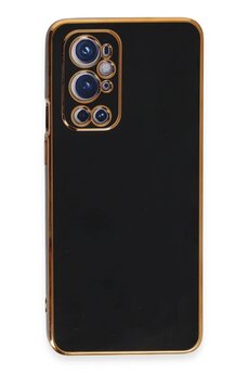 CepteToptan One Plus 9 Pro Kılıf Volet Silikon - Siyah - DROPX4582-4155