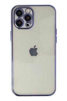 CepteToptan iPhone 12 Pro Max Kılıf Lensli Silikon - Mor - DROPX7863-5602