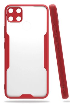 CepteToptan Realme C15 Kılıf Platin Silikon - Kırmızı - DROPX6571-1920