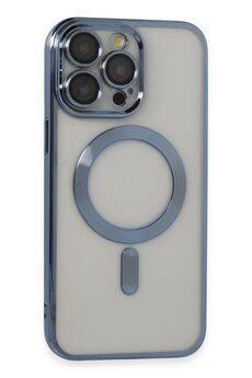 CepteToptan iPhone 14 Pro Max Kılıf Kross Magneticsafe Kapak - Sierra Blue - DROPX3375-1185