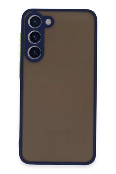 CepteToptan Samsung Galaxy S23 Kılıf Montreal Silikon Kapak - Lacivert - DROPX3397-3972