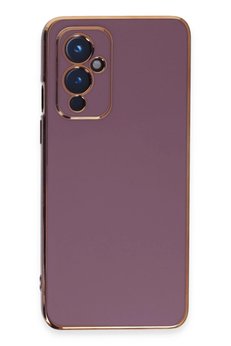 CepteToptan One Plus 9 Kılıf Volet Silikon - Mor - DROPX9244-5531