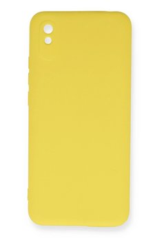 CepteToptan Xiaomi Redmi 9A Kılıf Nano içi Kadife Silikon - Sarı - DROPX6149-6093