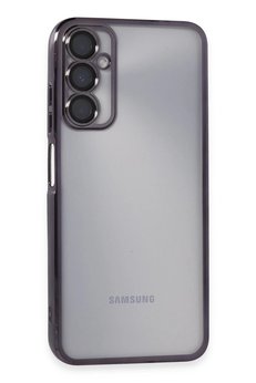 CepteToptan Samsung Galaxy A05S Kılıf Lensli Silikon - Mor - DROPX2846-9423