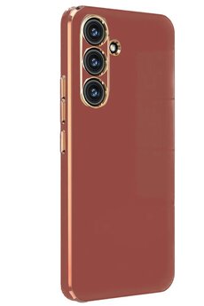 CepteToptan Samsung Galaxy A24 4G Kılıf Volet Silikon - Kırmızı - DROPX2217-5533