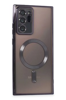 CepteToptan Samsung Galaxy Note 20 Ultra Kılıf Kross Magneticsafe Kapak - Mor - DROPX1306-4845