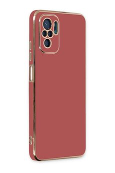 CepteToptan Xiaomi Redmi Note 10 Kılıf Volet Silikon - Kırmızı - DROPX6756-3000