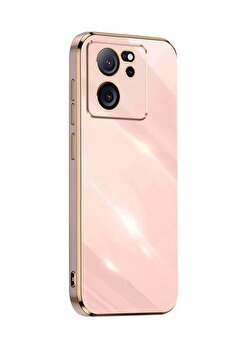 CepteToptan Xiaomi Mi 13T Pro Kılıf Volet Silikon - Pembe - DROPX7190-8996