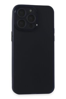 CepteToptan iPhone 15 Pro Max Kılıf Silikon - Lacivert - DROPX9176-5764
