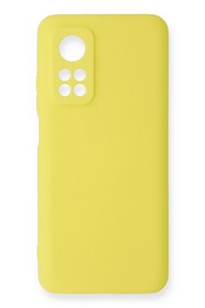 CepteToptan Xiaomi Mi 10T Kılıf Nano içi Kadife Silikon - Sarı - DROPX2286-4001