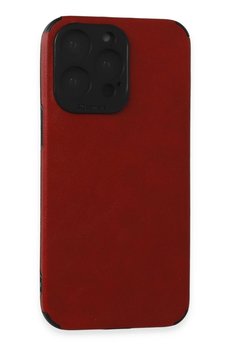 CepteToptan iPhone 15 Pro Kılıf Loop Deri Silikon - Kırmızı - DROPX9644-1068
