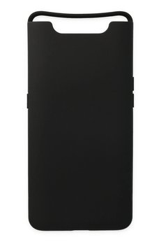 CepteToptan Samsung Galaxy A80 Kılıf Nano içi Kadife Silikon - Siyah - DROPX6461-3339