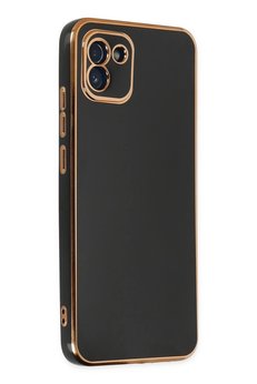 CepteToptan Samsung Galaxy A03 Kılıf Volet Silikon - Siyah - DROPX8162-9670