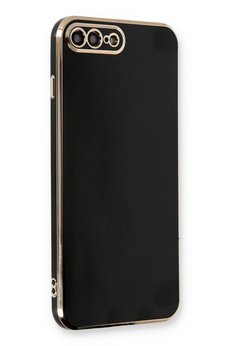 CepteToptan iPhone 7 Plus Kılıf Volet Silikon - Siyah - DROPX3414-7736