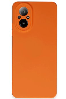 CepteToptan Realme 12 Lite Kılıf Nano içi Kadife Silikon - Turuncu - DROPX7427-8731
