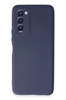 CepteToptan Tecno Camon 18 Kılıf First Silikon - Lacivert - DROPX1947-3691