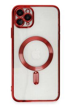 CepteToptan iPhone 11 Pro Max Kılıf Kross Magneticsafe Kapak - Kırmızı - DROPX3794-2408