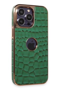 CepteToptan iPhone 14 Pro Max Kılıf Snake Kapak - Koyu Yeşil - DROPX2078-1047
