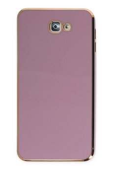 CepteToptan Samsung Galaxy J7 Prime Kılıf Volet Silikon - Mor - DROPX9628-1190