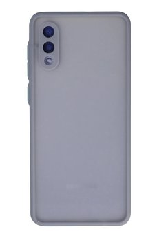 CepteToptan Samsung Galaxy A02 Kılıf Montreal Silikon Kapak - Gri - DROPX1828-5492