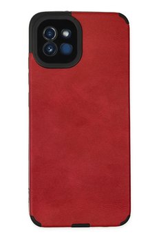 CepteToptan Samsung Galaxy A03 Kılıf Loop Deri Silikon - Kırmızı - DROPX1014-2466