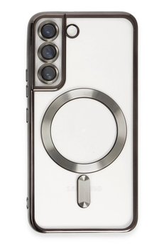 CepteToptan Samsung Galaxy S22 Kılıf Kross Magneticsafe Kapak - Siyah - DROPX1384-9038