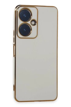 CepteToptan Vivo Y27 Kılıf Volet Silikon - Beyaz - DROPX7351-6452