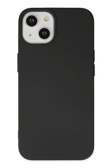 CepteToptan iPhone 14 Kılıf Nano içi Kadife Silikon - Siyah - DROPX1584-1883
