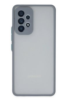 CepteToptan Samsung Galaxy A53 5G Kılıf Montreal Silikon Kapak - Gri - DROPX5947-6101