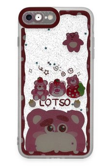 CepteToptan iPhone 7 Kılıf Sweet Desenli Silikon Kapak - Pembe - DROPX1680-9434