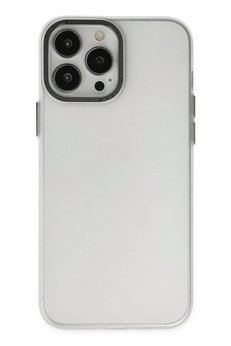 CepteToptan iPhone 14 Pro Max Kılıf Modos Metal Kapak - Şeffaf - DROPX8176-3834