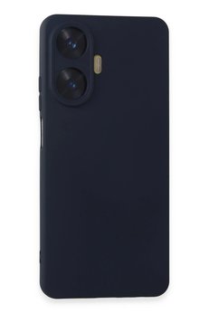 CepteToptan Realme C55 Kılıf Nano içi Kadife Silikon - Lacivert - DROPX6676-1672