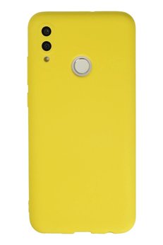 CepteToptan Huawei P Smart 2019 Kılıf Nano içi Kadife Silikon - Sarı - DROPX2038-5165