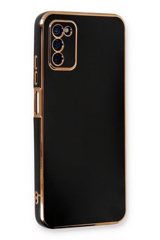 CepteToptan Samsung Galaxy A03S Kılıf Volet Silikon - Siyah - DROPX2364-8160