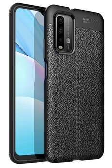 CepteToptan Xiaomi Redmi 9T Kılıf Auto Focus Kapak - Siyah - DROPX4496-1371