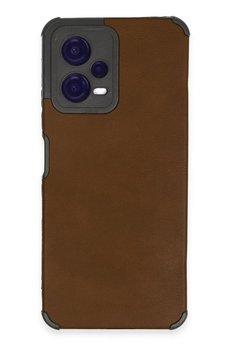 CepteToptan Xiaomi Redmi Note 12 5G Kılıf Loop Deri Silikon - Kahverengi - DROPX4641-1670