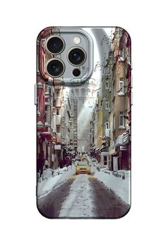CepteToptan iPhone 14 Pro Kılıf Crew Desenli Kapak - Galata Kulesi - DROPX4985-1007
