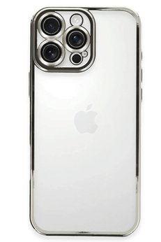 CepteToptan iPhone 16 Pro Max Kılıf Lensli Silikon - Gümüş - DROPX1857-2350