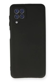 CepteToptan Samsung Galaxy A22 Kılıf First Silikon - Siyah - DROPX3248-3216
