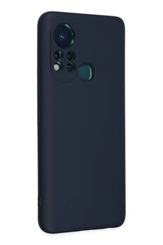 CepteToptan İnfinix Hot 11s Kılıf Nano içi Kadife Silikon - Lacivert - DROPX5192-7914