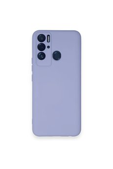 CepteToptan Tecno Pova Neo Kılıf Nano içi Kadife Silikon - Lila - DROPX2763-9573