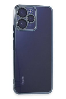 CepteToptan Xiaomi Redmi 12 Kılıf Lensli Silikon - Sierra Blue - DROPX9316-3245
