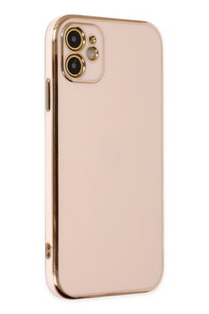 CepteToptan iPhone 12 Kılıf Volet Silikon - Pembe - DROPX7477-6415