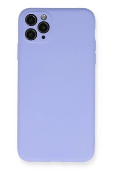 CepteToptan iPhone 11 Pro Max Kılıf Nano içi Kadife Silikon - Lila - DROPX1969-3327