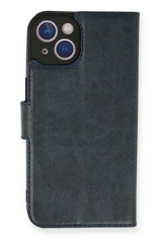 CepteToptan iPhone 14 Kılıf Trend S Plus Kapaklı Kılıf - Lacivert - DROPX8289-1904