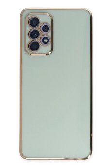 CepteToptan Samsung Galaxy A52 Kılıf Volet Silikon - Açık Yeşil - DROPX4085-8110