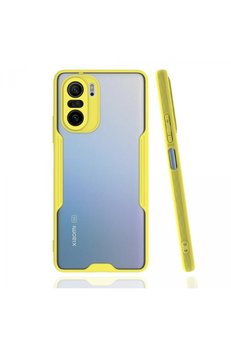 CepteToptan Xiaomi Poco F3 Kılıf Platin Silikon - Sarı - DROPX7764-7467