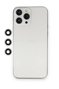 CepteToptan iPhone 12 Pro Shine Kamera Lens - Gümüş - DROPX3952-9976