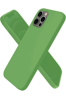 CepteToptan iPhone 12 Pro Max Kılıf First Silikon - Yeşil - DROPX8303-6809