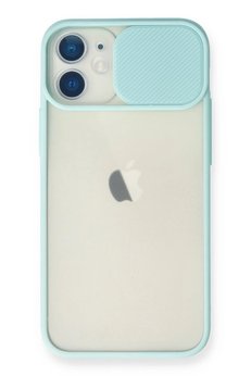 CepteToptan iPhone 11 Kılıf Palm Buzlu Kamera Sürgülü Silikon - Turkuaz - DROPX8683-1848